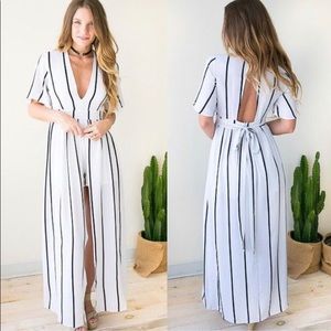 SALE Unique Romper Dress with front opening